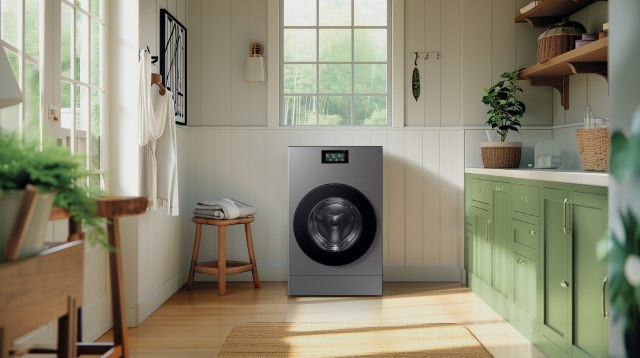 Samsung Electronics' all-in-one Bespoke AI Combo washer and dryer for Europe (Samsung Electronics)