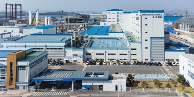 Posco Future M’s high-nickel cathode manufacturing plant in Gwangyang, South Jeolla Province (Posco Future M)