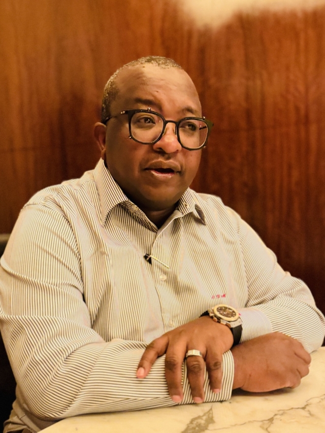 Charles Hinga, Principal Secretary of Kenya's State Department for Housing and Urban Development speaks in an interview with The The Korea Herald at Westin Josun Hotel in Jung-gu, Seoul on Saturday. (Sanjay Kumar/ The Korea Herald)