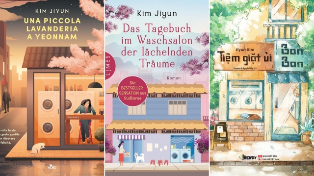 (From left) The Italian, German and Vietnamese editions of 