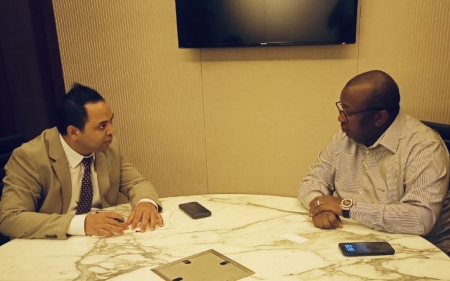 Charles Hinga, Principal Secretary of Kenya's State Department for Housing and Urban Development speaks in an interview with The The Korea Herald at Westin Josun Hotel in Jung-gu, Seoul on Saturday. (Sanjay Kumar/ The Korea Herald)