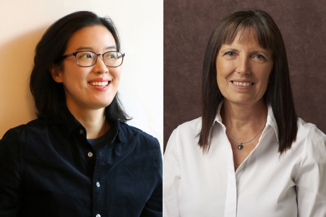 Bora Chung (left) and Claudia Pineiro will deliver the opening keynote speech at the SIWF. (Rabbit Hole Book, Alejandra Lopez)