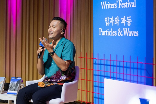 Kevin Chen attends the 2024 Seoul International Writers' Festival at JCC Art Center in Jongno, Seoul, Sunday. (SIWF)