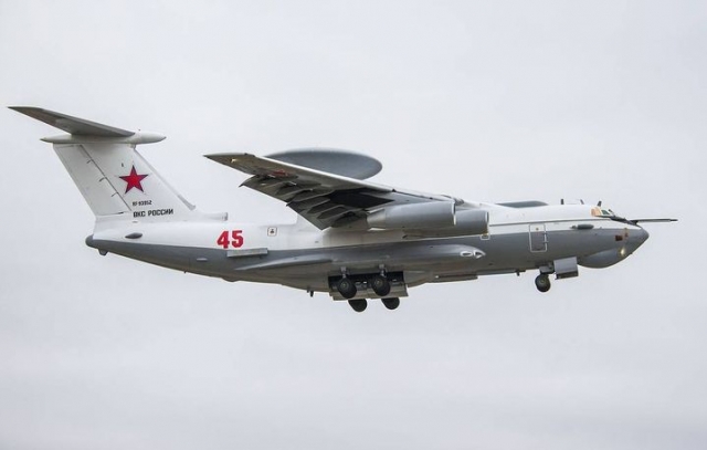 An A-50U, a Russian airborne early warning and control aircraft modified from the IL-76. (Newsis-TASS )