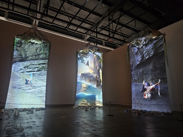 An installation view of 